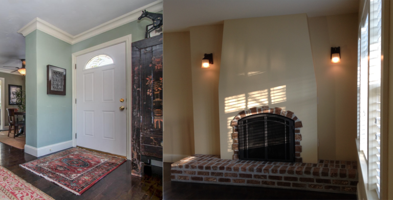 Entryway & Fireplace